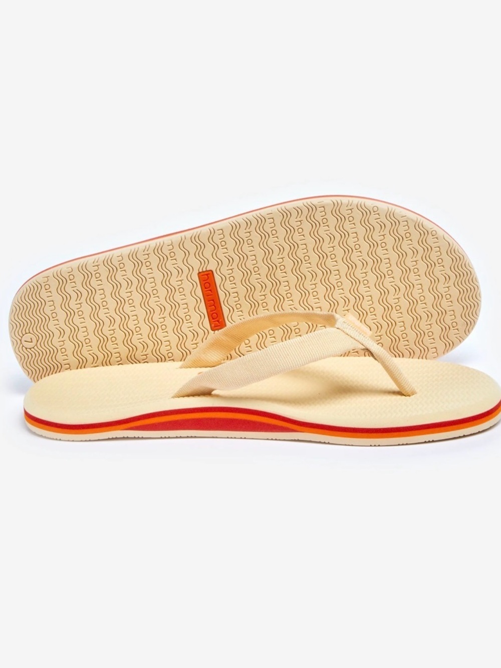 Hari Mari Women's Dunes Flip-Flops in Sherbert size 6